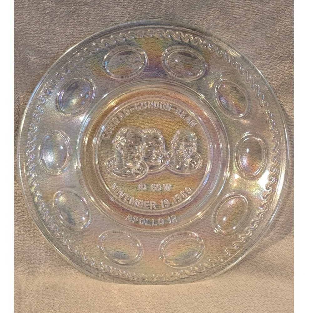 Apollo 12 Memorial Plate 1969‎ NASA Conrad Gordon Bean Collectible